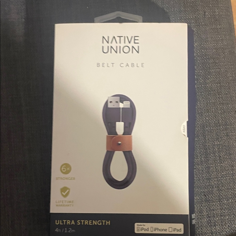 New Native Union Belt Cable - Black